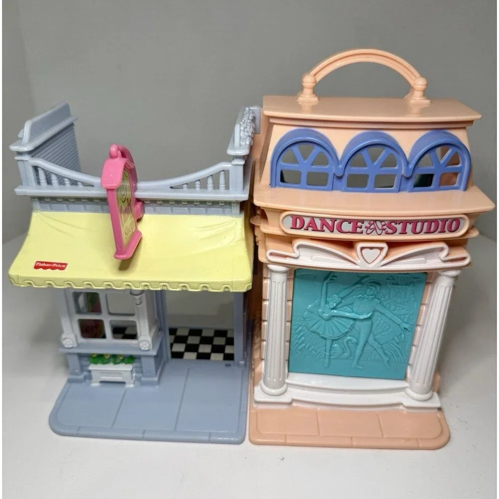 Fisher-Price Little People Dance Studio Dollhouse Building Playset